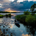 Boat in Killarney National Park In Ireland