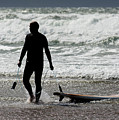 Surfer at the End of the Day